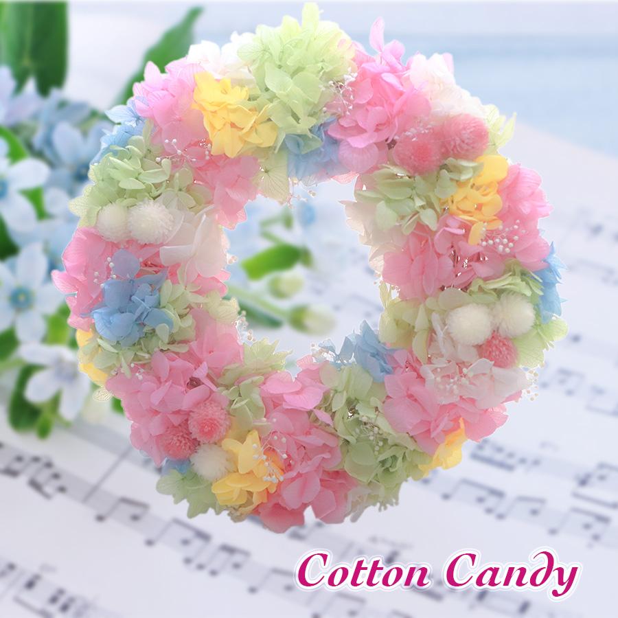 【今だけ10%OFF!送料無料！】ふわふわプリザーブドフラワーの紫陽花リース